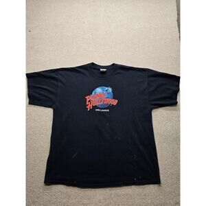 Vintage Trashed Planet Hollywood Orlando Men's Size 2xl Y2K